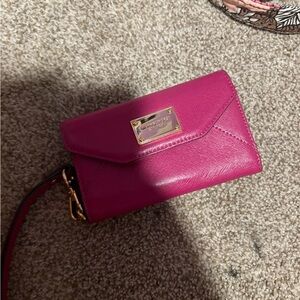 Michael Kors Fuchsia Wrist Wallet